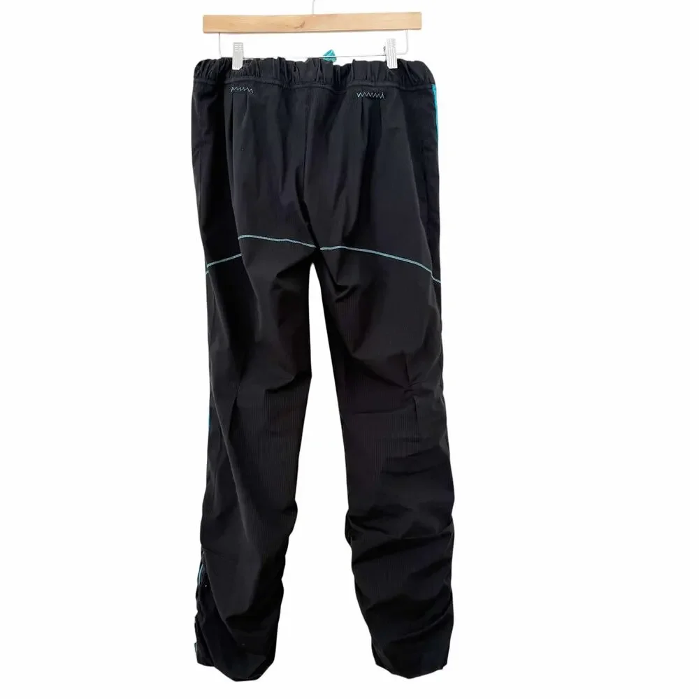 Lululemon Run Track N Field Pants Black Blue Sz 10